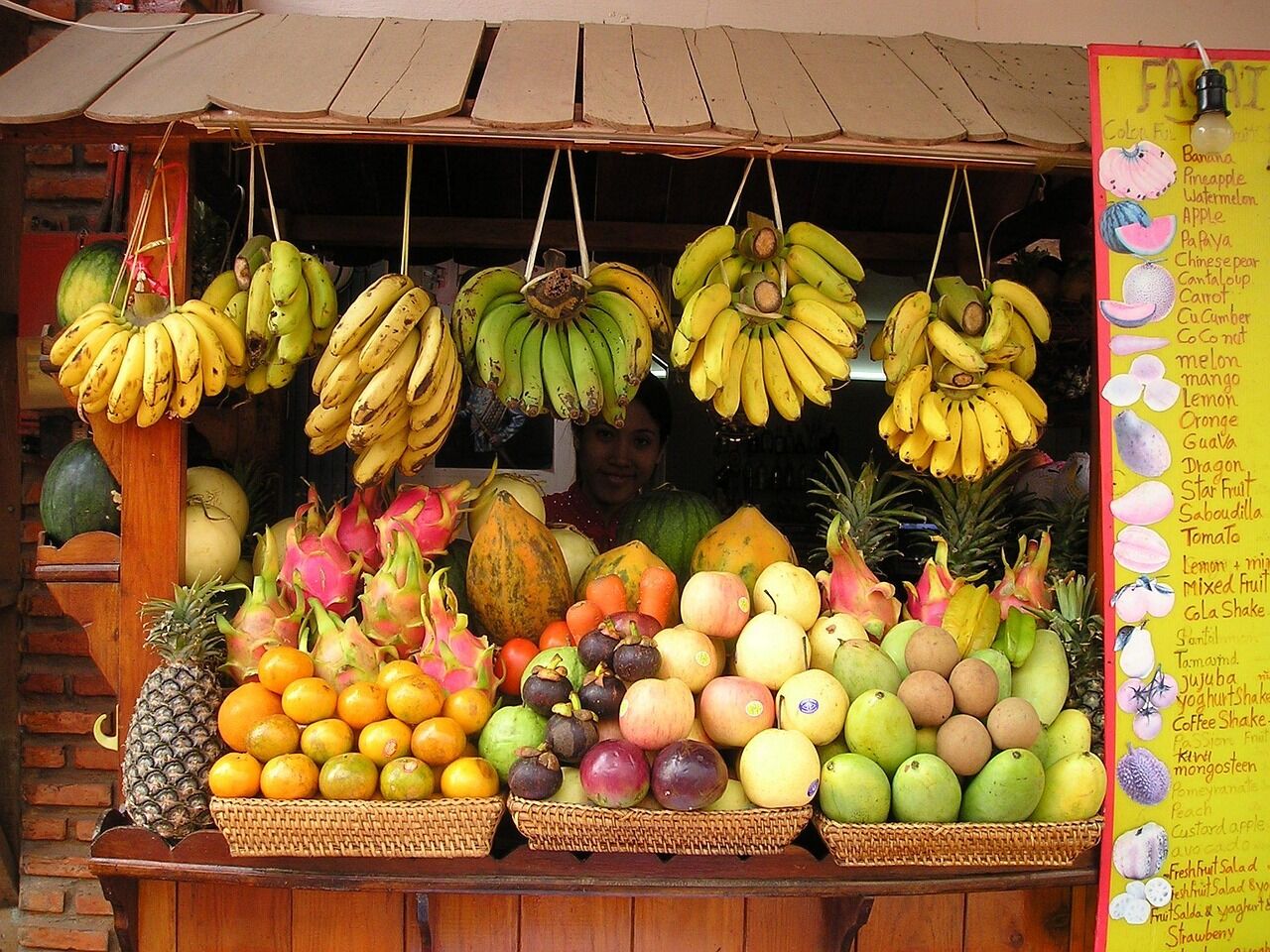 Fruits Selling Laos